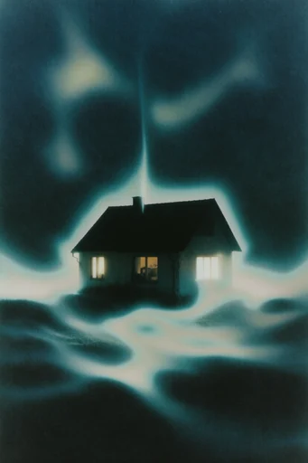 Spectral Cyan Nocturne style AI image example 4