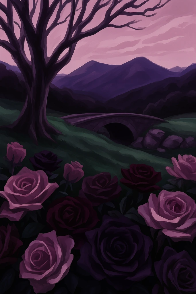 Ethereal Painterly Botanica style AI image example 2