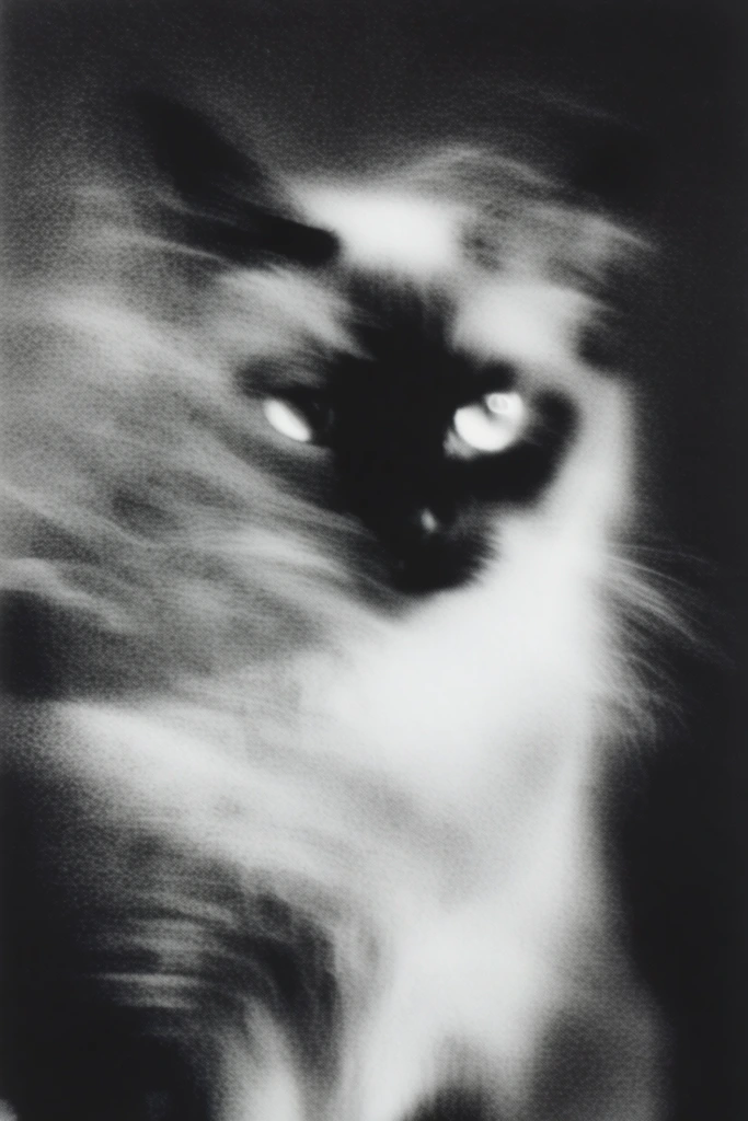 Spectral Monochrome Noir style AI image example 3