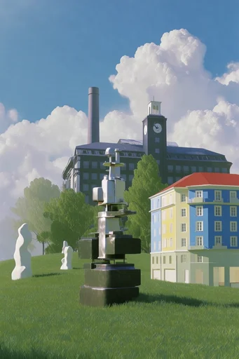 Surreal Liminal Pastoral style reference image — magical realism