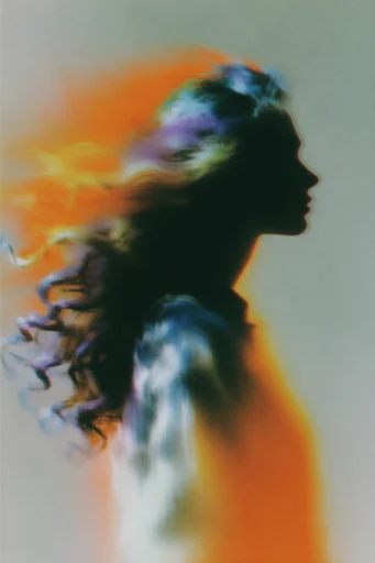 Ethereal Solarized Nocturne style reference image — soft-focus silhouette