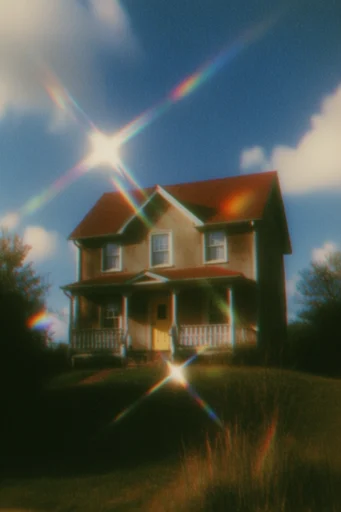 Retro Cosmic Nostalgia style reference image — chromatic aberration