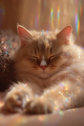 Ethereal Prismatic Refraction style reference image — analog film grain