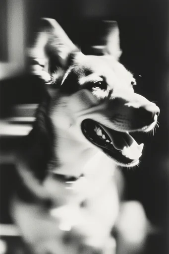 Kinetic Spectral Noir style reference image — analog noir aesthetic