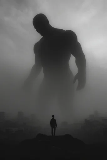 Monochrome Surrealist Solitude style reference image — monochromatic fine art photography