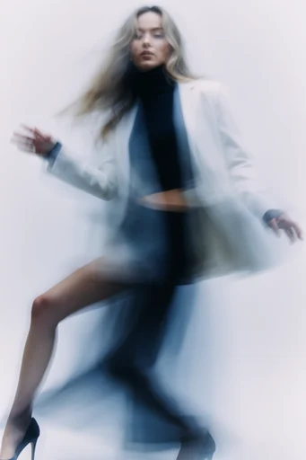 Kinetic Ghost Minimalism style reference image — desaturated cool tones
