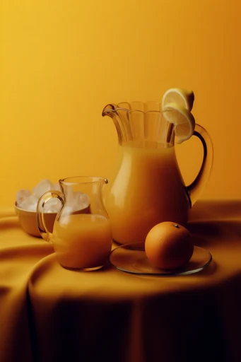 Luminous Amber Minimalism style reference image — minimalist still life