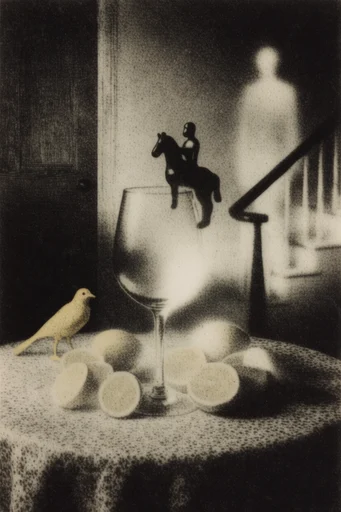 Spectral Amber Pictorialism style reference image — spectral chiaroscuro