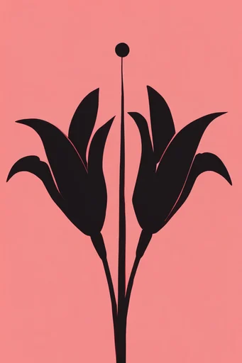 Graphic Crimson Minimalism style reference image — geometric framing