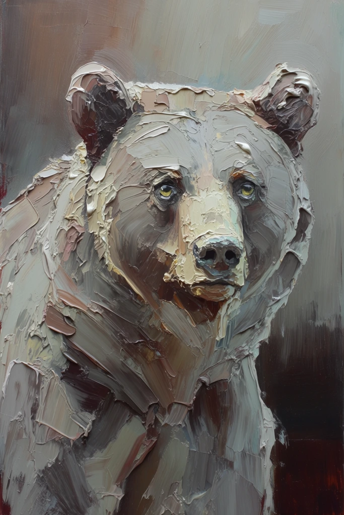 Tactile Deconstructed Realism style AI image example 3