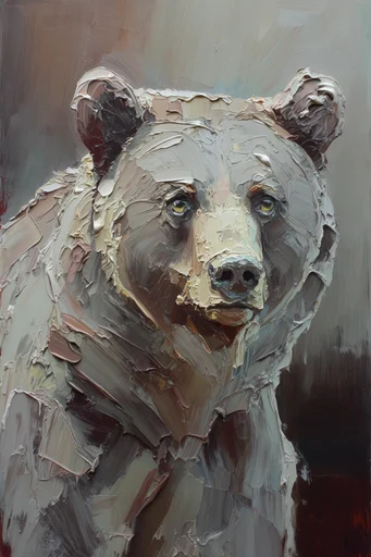 Tactile Deconstructed Realism style AI image example 3