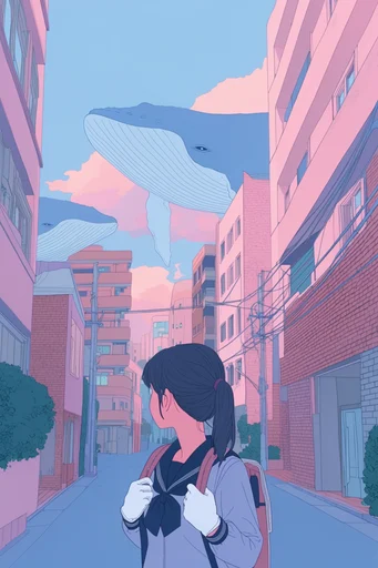 Ethereal Pastel Surrealism style reference image — lofi anime aesthetic
