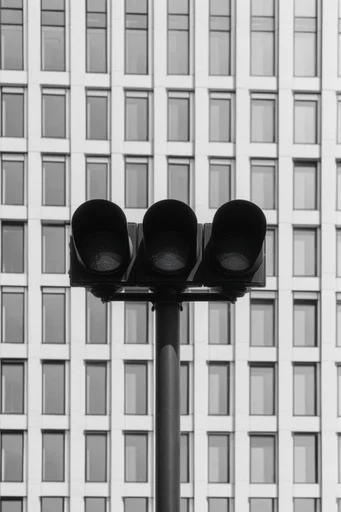 Stark Monochromatic Geometry style reference image — stark chiaroscuro