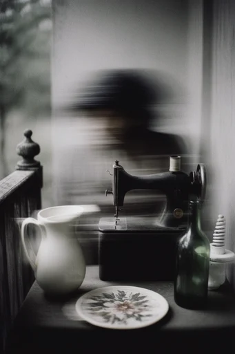 Spectral Noir Motion style reference image — cinematic motion blur