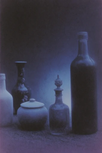 Ethereal Nocturnal Pictorialism style reference image — deep indigo and prussian blue