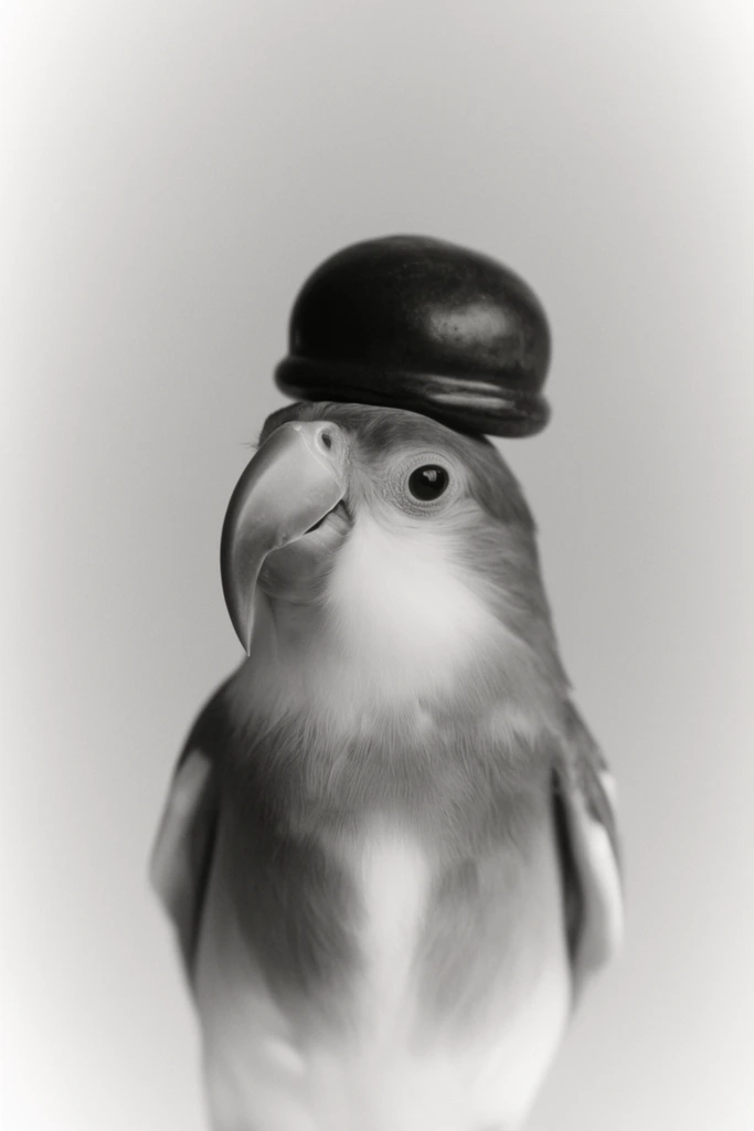 Timeless Monochrome Minimalism style AI image example 3