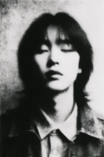 Ethereal Analog Noir style reference image — charcoal-like stippling