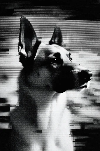 Monochrome Analog Decay style reference image — liminal horror