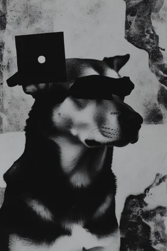 Fragmented Analog Noir style reference image — chiaroscuro lighting