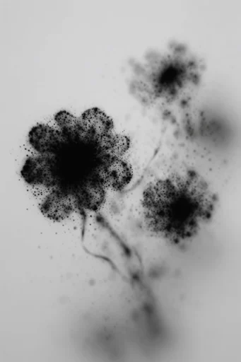 Ethereal Monochrome Minimalism style reference image — vaporous shadows