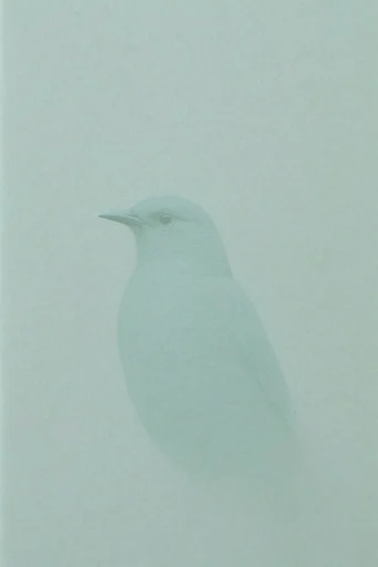 Ethereal Grain Minimalism style reference image — monochromatic atmosphere
