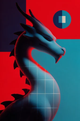 Cinematic Neon Noir style reference image — saturated gel lighting