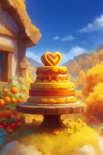 Vibrant Stylized Fantasy style reference image — whimsical adventure atmosphere