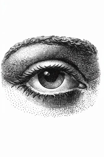 Monochrome Engraving Revival style reference image — high-contrast black and white
