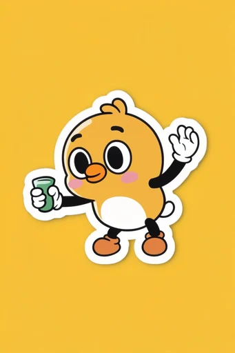 Playful Rubber-Hose Pop style AI image example 3