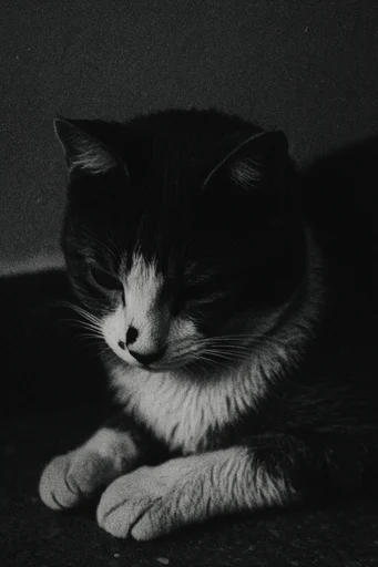 Cinematic Chiaroscuro Noir style reference image — dramatic shadows