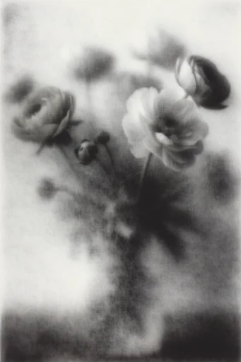 Ethereal Analog Noir style reference image — mysterious shadow silhouettes
