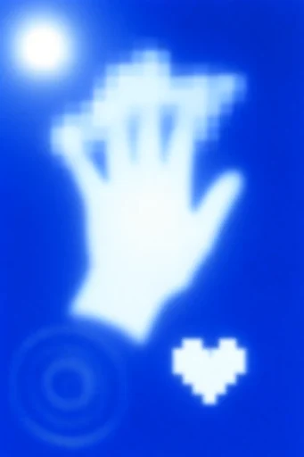 Electric Cobalt Minimalist style reference image — minimalist silhouette