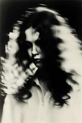 Spectral Monochrome Noir style reference image — silver gelatin aesthetic