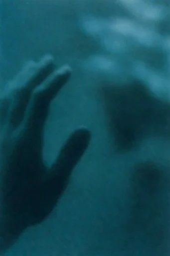 Ethereal Nocturnal Blur style reference image — monochromatic indigo and cyan
