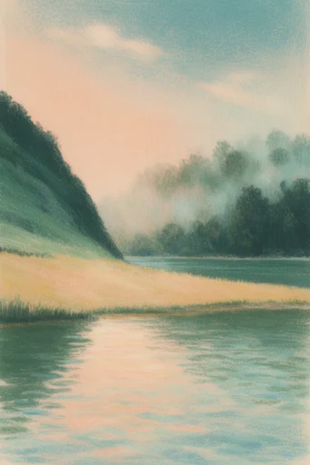 Ethereal Nostalgic Haze style reference image — soft focus