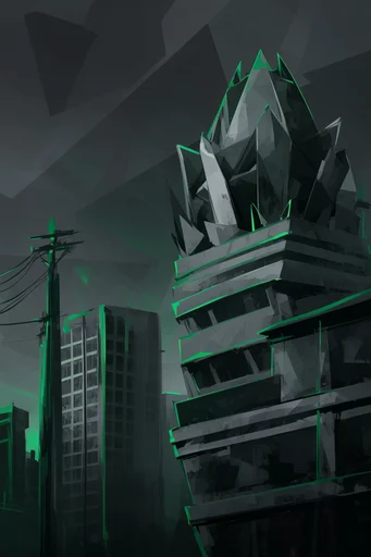 Chiaroscuro Jungle Noir style reference image — painterly digital illustration