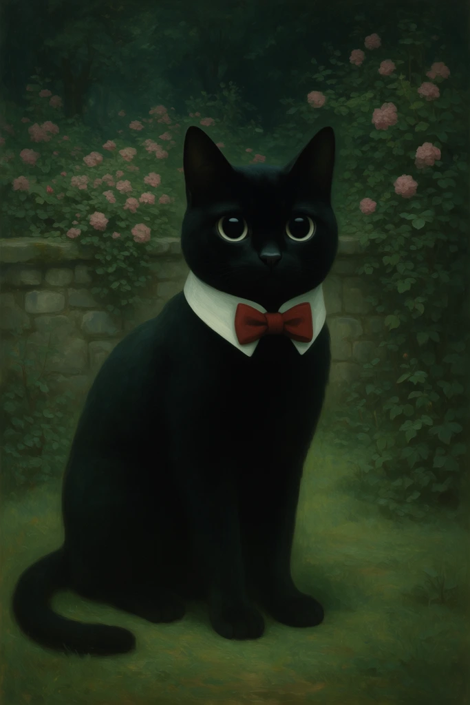 Mystical Nocturnal Romanticism style AI image example 3