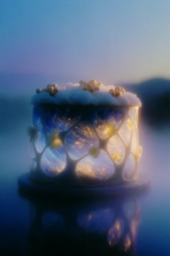 Luminous Twilight Etherealism style reference image — stardust particles