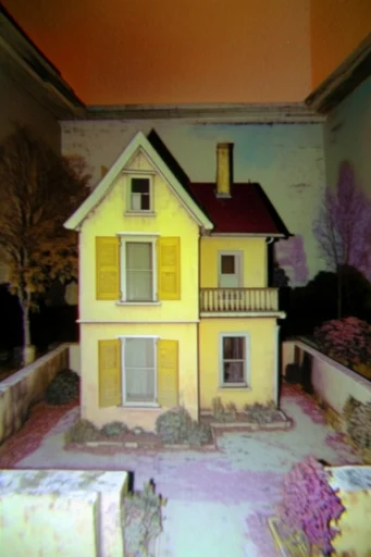 Analog Liminal Glitchcore style AI image example 4