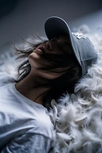 Cinematic Ethereal Noir style reference image — motion blur