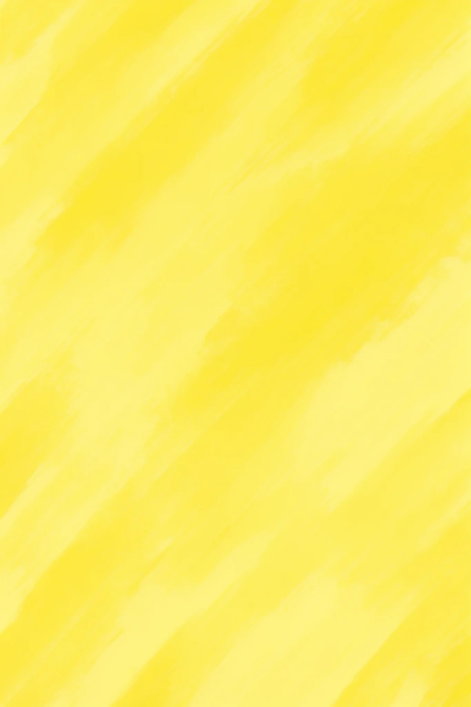 vibrant yellow abstract background, subtle diagonal brushstrokes in pale yellow, painterly texture creating a dynamic surface pattern, monochromatic bright yellow palette, flat composition, textured digital illustration style, softly painted diagonal lines extending across the entire frame, minimalist abstract art