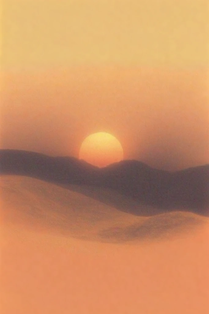 Ethereal Amber Minimalism style AI image example 2