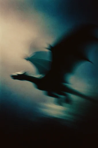 Cinematic Motion Impressionism style reference image — ghostly silhouette