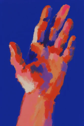 High-Contrast Fauvist Glitch style reference image — fauvist expressionist strokes