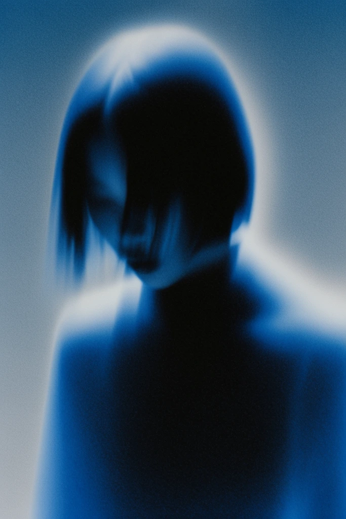 Spectral Cyanotype Surrealism style AI image example 1