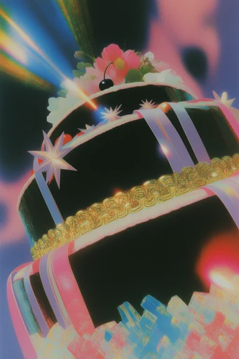 Nocturnal Retro-Surreal Cosmicism style reference image — chromatic aberration