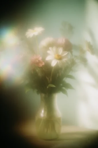 Ethereal Analog Reverie style reference image — muted vintage palette