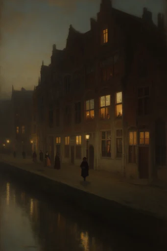Atmospheric Gothic Nocturnes style reference image — atmospheric oil painting