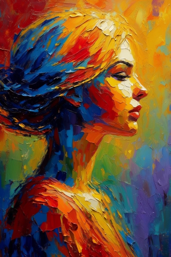 Vibrant Impasto Expressionism style AI image example 1