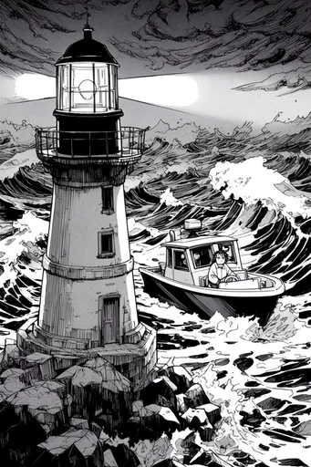 Graphic Monochrome Narrative style reference image — monochrome graphic style